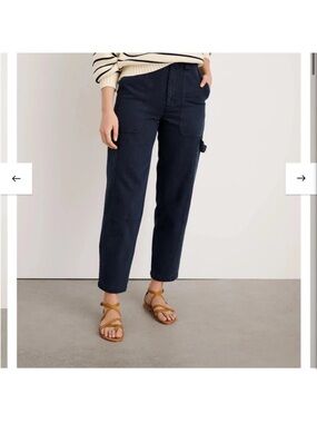 Alex Mill Navy High Rise Phoebe Pant size 30
